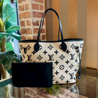 LOUIS VUITTON By The Pool Raffia Neverfull MM