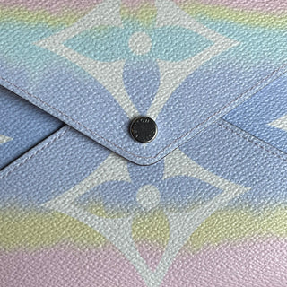 LOUIS VUITTON Pastel Giant Escale Canvas Kirigami Pastels Pouch