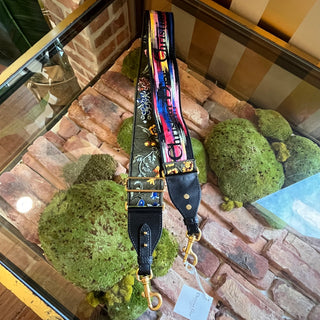 DIOR Multicolored Embroidered Floral Strap