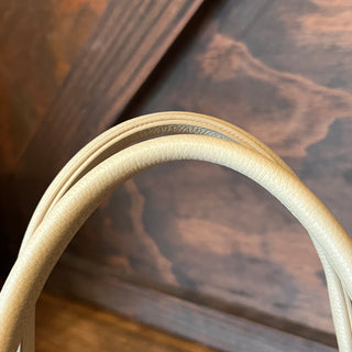 BOTTEGA VENETA Mini Arco Beige Grained Calfskin Tote Bag