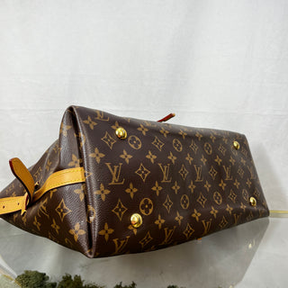 LOUIS VUITTON CarryAll MM Brown Monogram Hobo Bag