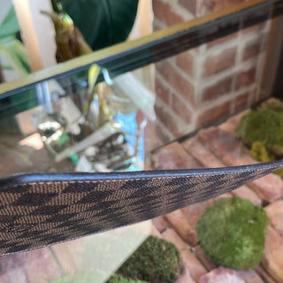 LOUIS VUITTON Neverfull Pochette Damier Ebene Canvas Pouch
