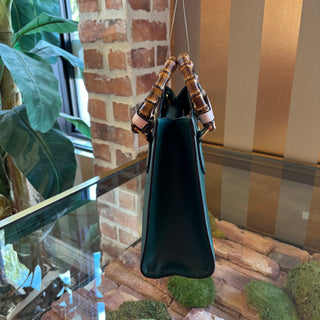 GUCCI Green Diana Tote