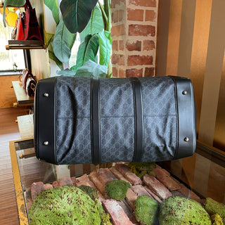 GUCCI GG Supreme Canvas Black Large Duffle