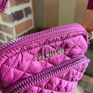 MZWALLACE Metro Raspberry Pink Nylon Crossbody