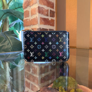 LOUIS VUITTON Murakami Black Cles NM Key Pochette