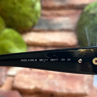 VERSACE MOD 4195-B GB1/11 Black Acetate Sunglasses