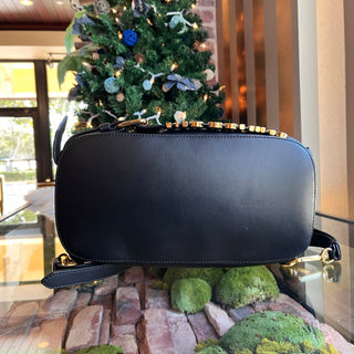 MOSCHINO Biker Jacket  Black Leather Backpack