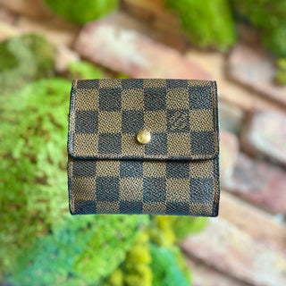 LOUIS VUITTON Damier Ebene French Purse