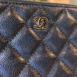 CHANEL Double Zip Clutch