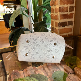 LOUIS VUITTON Bella Pink Degrade Bella Rose Mahina Leather Crossbody Bag