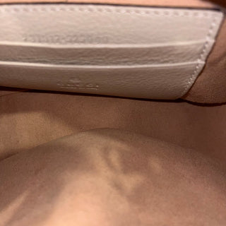 GUCCI Aphrodite Small Mystic White Goatskin Shoulder Bag