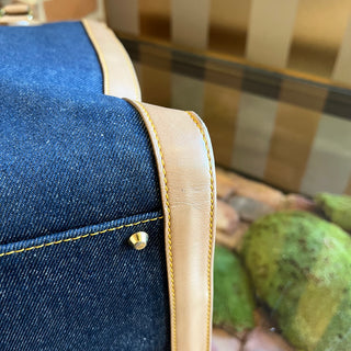 CHRISTIAN DIOR Vintage Blue Denim Tote