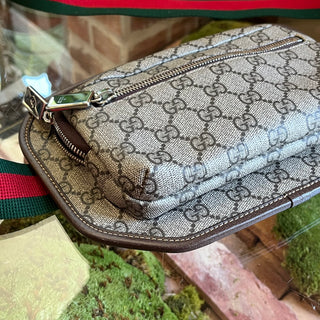 GUCCI Beige GG Supreme Canvas Belt Bag