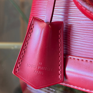 LOUIS VUITTON Red Epi Leather Alma BB