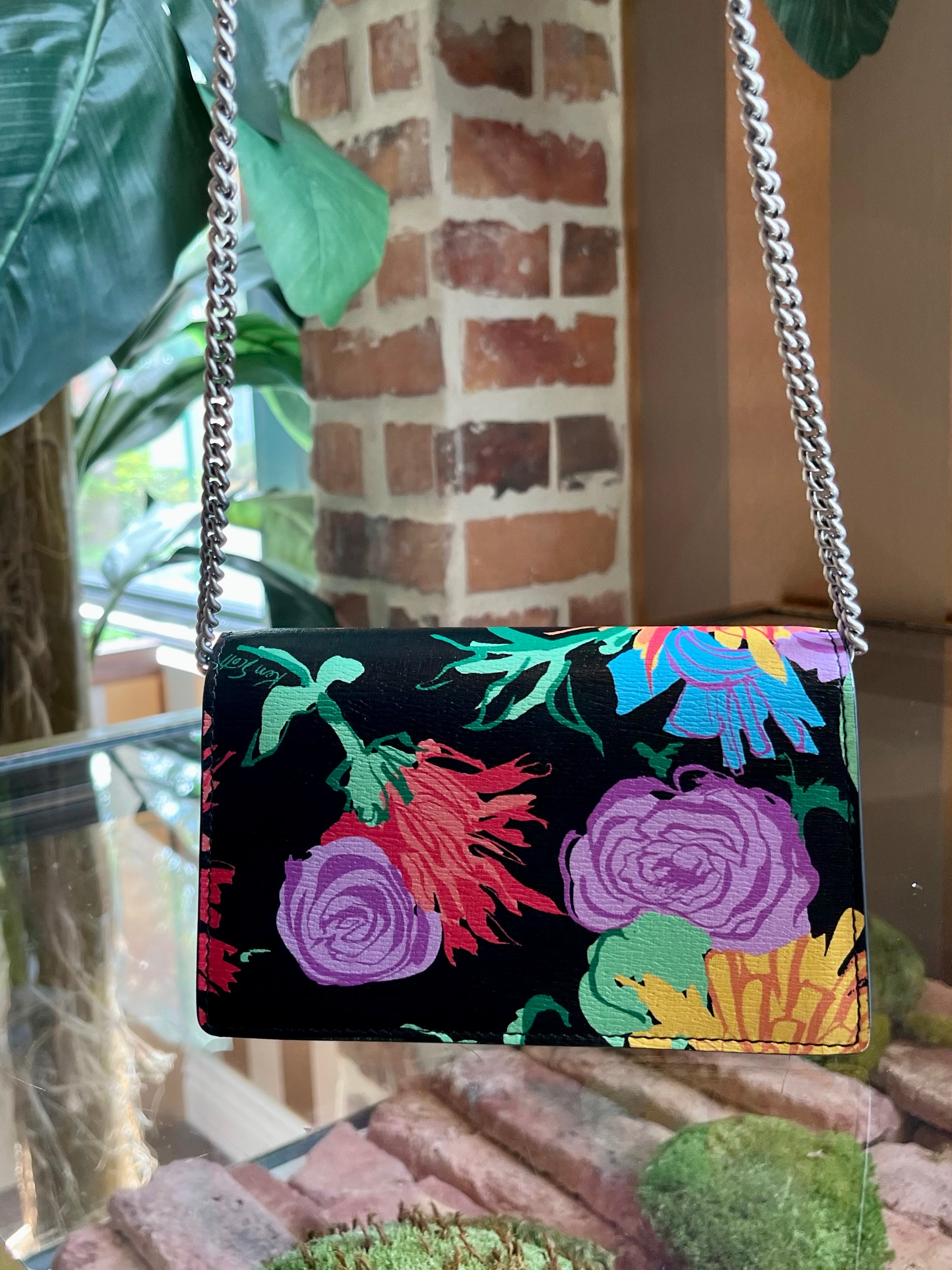 GUCCI Super Mini Dionysus X Ken Scott Floral - The Purse Ladies