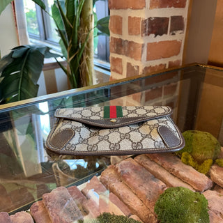 GUCCI Vintage GG Supreme Canvas Cosmetic Bag