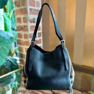 BURBERRY Canterbury Leather Black Tote