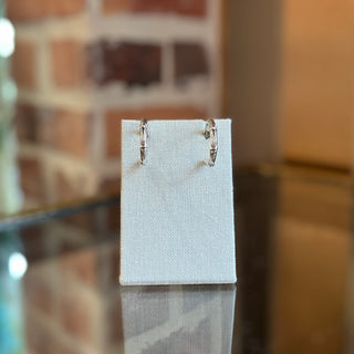 JOHN HARDY Sterling Silver Bamboo Hoop Earrings