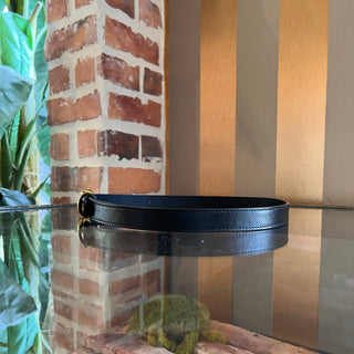 GUCCI Small GG Marmont Black Leather Belt 70/28 (US 24)