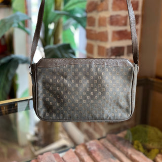 FENDI Brown Vintage Mini Zucca Print Camera Crossbody Bag