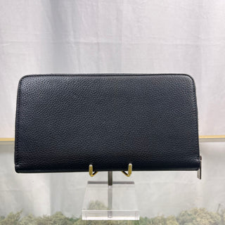 CELINE Large Black w/ Yellow Interior Zipper Wallet