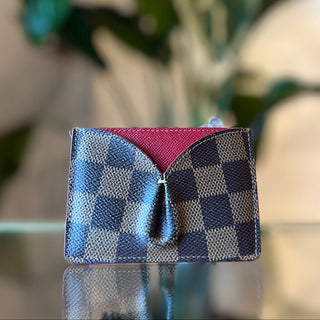 LOUIS VUITTON Damier Ebene Caissa Card Holder