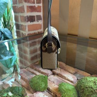 GUCCI Bag Jumbo GG Horsebit Crossbody Brown