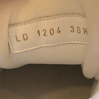 LOUIS VUITTON White Leather Trainers Sneakers SZ 38.5 (US 8.5)