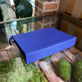 LOUIS VUITTON Purple Epi Leather Toiletry Pouch