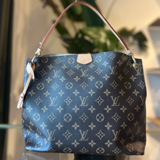 LOUIS VUITTON Graceful PM Monogram Canvas Hobo Bag