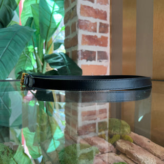 GUCCI Black Leather Thin Marmont Belt SZ85/34(6US)