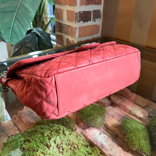 CHANEL Coco Daily Flap Quilted Iridescent Calfskin Leather Shoulder Bag AD1181