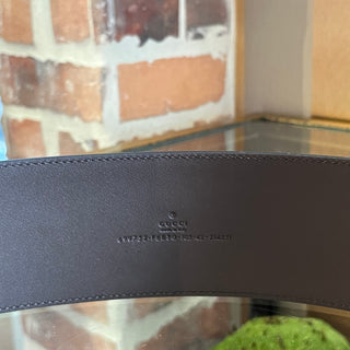 GUCCI Beige Marmont GG Canvas Wide Waist Belt SZ105/42(14US)
