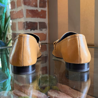 TORY BURCH Caramel Corn Perrine Loafers SZ 7.5