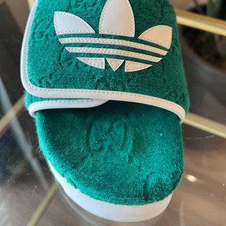 Adidas x Gucci GG Platform Sandal SZ 40