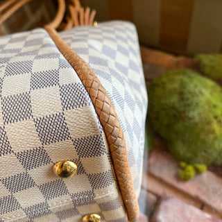 LOUIS VUITTON Propriano Damier Azur Shoulder Bag