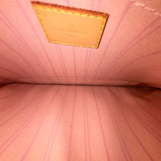 LOUIS VUITTON Damier Azur Neverfull Pochette
