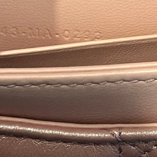 DIOR My Dior Mini Pearlescent Pink Cannage Lambskin Crossbody Bag