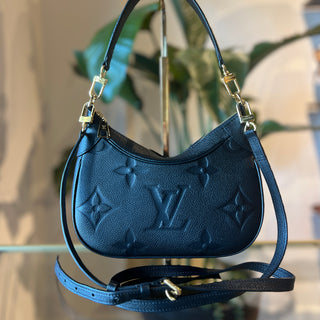 LOUIS VUITTON Bagatelle NM Black Empreinte Leather Shoulder Bag