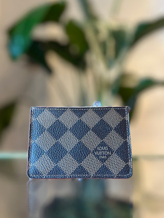LOUIS VUITTON Damier Ebene Caissa Card Holder
