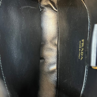 PRADA Cleo Black Leather Hobo Bag