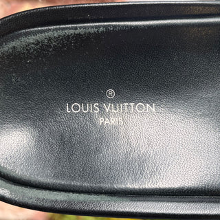 LOUIS VUITTON Emprinte Monogram Puffer Black Leather Slides SZ 37.5 (US 7.5)