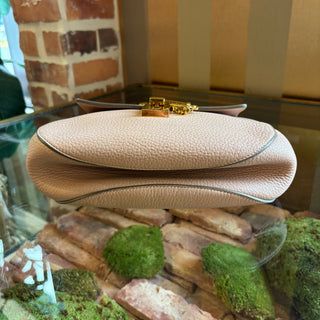 CHLOE Pink Leather Drew Crossbody