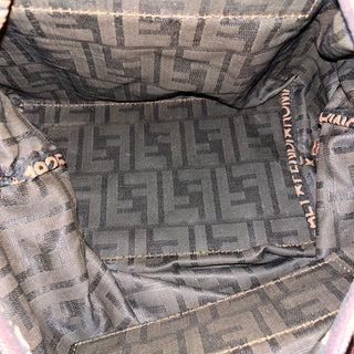 FENDI Brown Zucca Canvas Vintage Tote Bag