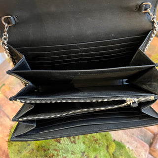 GUCCI Dionysus GG Web Canvas Wallet On Chain Crossbody