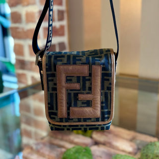FENDI Zucca Crossbody Bag