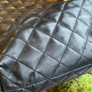 SAINT LAURENT Icare Maxi Quilted Lambskin Shopping Tote