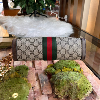 GUCCI Ophidia GG Medium Monogram Canvas Shoulder Bag