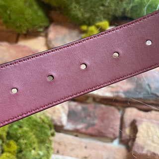 GUCCI GG Supreme Blooms Coated Canvas Belt SZ 90/36